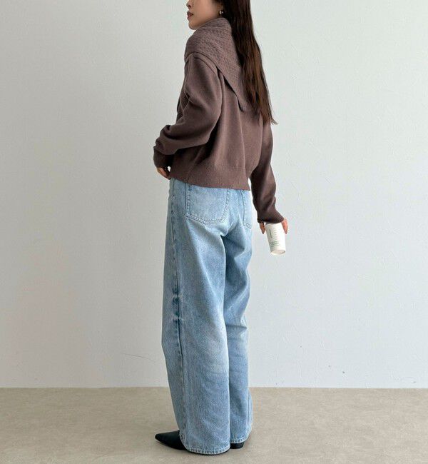 fredy emue「ニットシャツカーディガン バブーシュカ付き」|ニット・セーター|