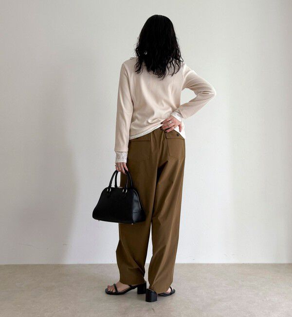 fredy emue「レイヤード風ヘンリーネックプルオーバー」|Tシャツ・カットソー|