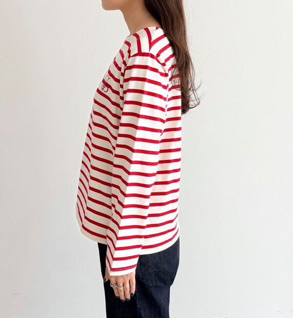 fredy emue「コンパクトボーダーロンTシャツ」|Tシャツ・カットソー|