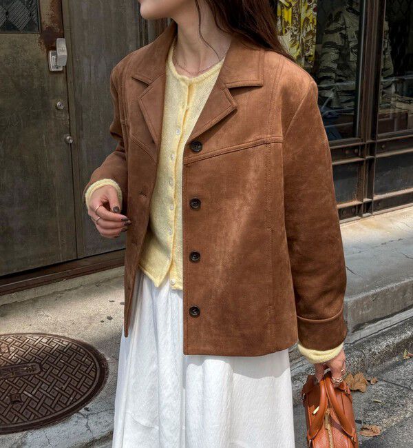 fredy emue「フェイクスエードジャケット」|テーラードジャケット|