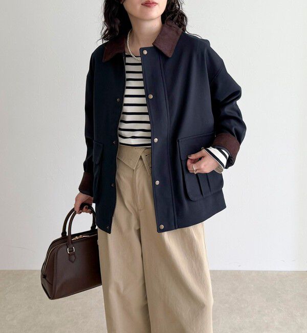 fredy emue「ツイルカバーオール」|ブルゾン・スタジャン|