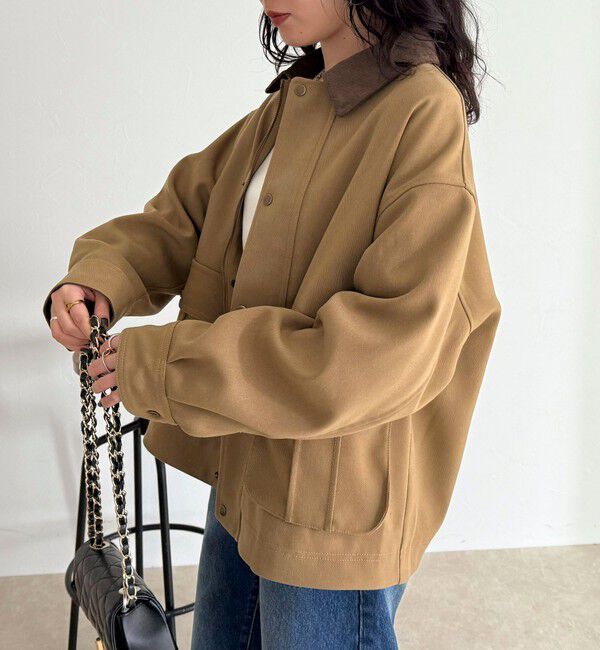 fredy emue「ツイルカバーオール」|ブルゾン・スタジャン|