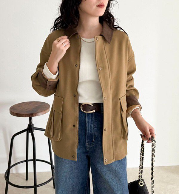 fredy emue「ツイルカバーオール」|ブルゾン・スタジャン|