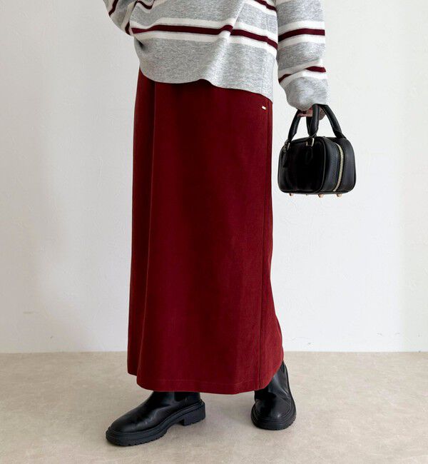 fredy emue「起毛ツイルＩラインスカート」|スカート|
