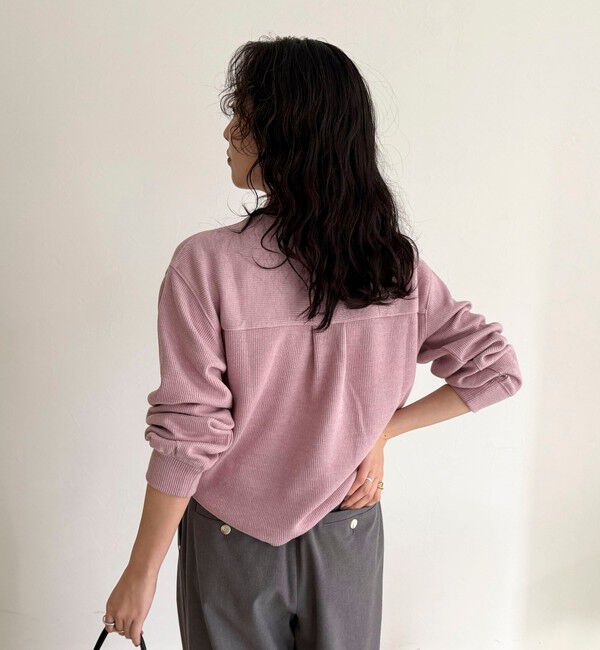 fredy emue「ニットソークロップドプルオーバー」|Tシャツ・カットソー|