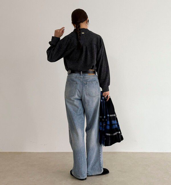 fredy emue「ニットソークロップドプルオーバー」|Tシャツ・カットソー|