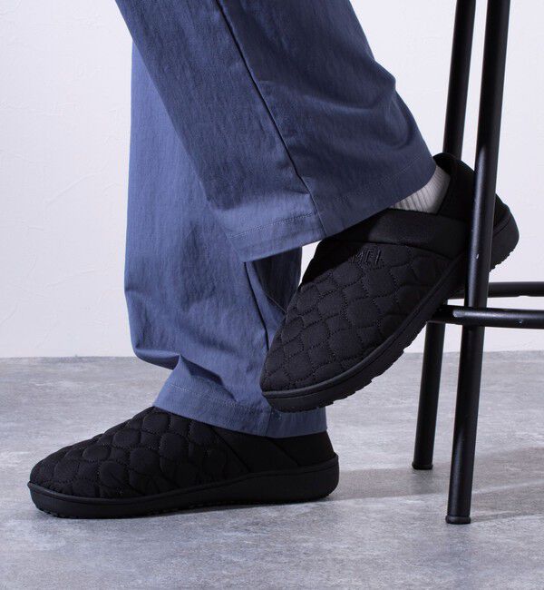 GLOSTER「【MEI/メイ】2WAY MOC SHOES」|スニーカー|ブラック