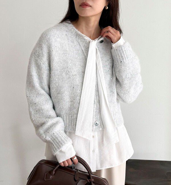 fredy emue「ボウタイギャザーブラウス」|シャツ・ブラウス|