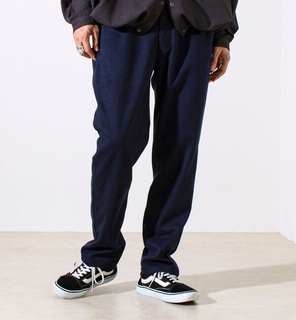 GLOSTER「【Deep Shape】微起毛ストレッチ イージーパンツ」|チノ|