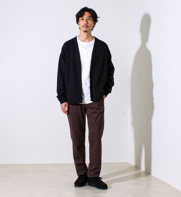 GLOSTER「【Deep Shape】微起毛ストレッチ イージーパンツ」|チノ|