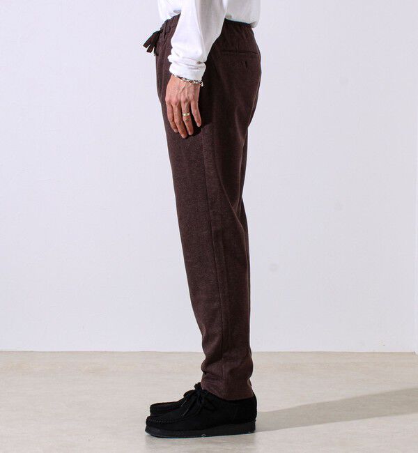 GLOSTER「【Deep Shape】微起毛ストレッチ イージーパンツ」|チノ|