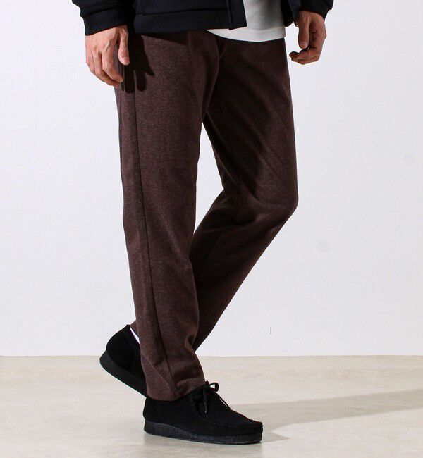 GLOSTER「【Deep Shape】微起毛ストレッチ イージーパンツ」|チノ|