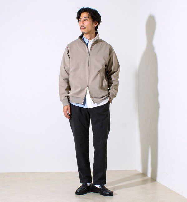 GLOSTER「【Deep Shape】微起毛ストレッチ イージーパンツ」|チノ|