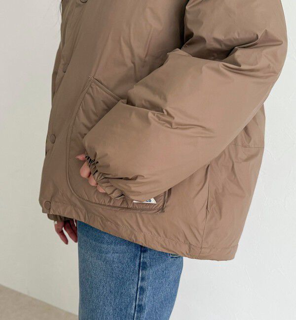 fredy emue「【GEVACO/ゲバコ】ノンステッチミドル中綿ジャケット」|ダウン|