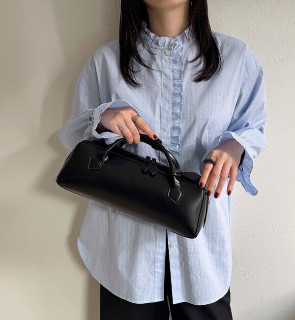 fredy emue「ショートハンドルボストンバッグ」|ショルダー・メッセンジャー|ブラック