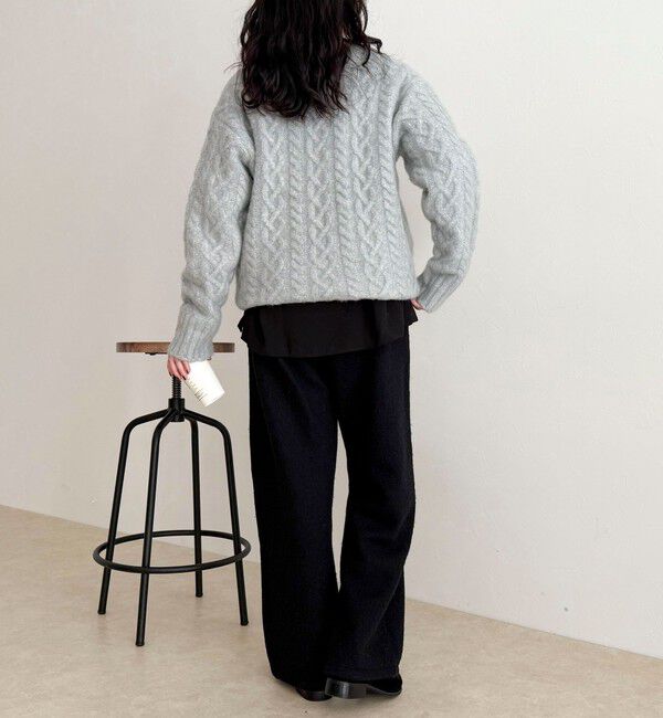 fredy emue「ブークレーウールイージーパンツ」|チノ|