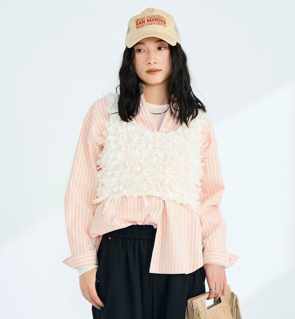 fredy emue「リボンテープビスチェ」|ベスト・ジレ|