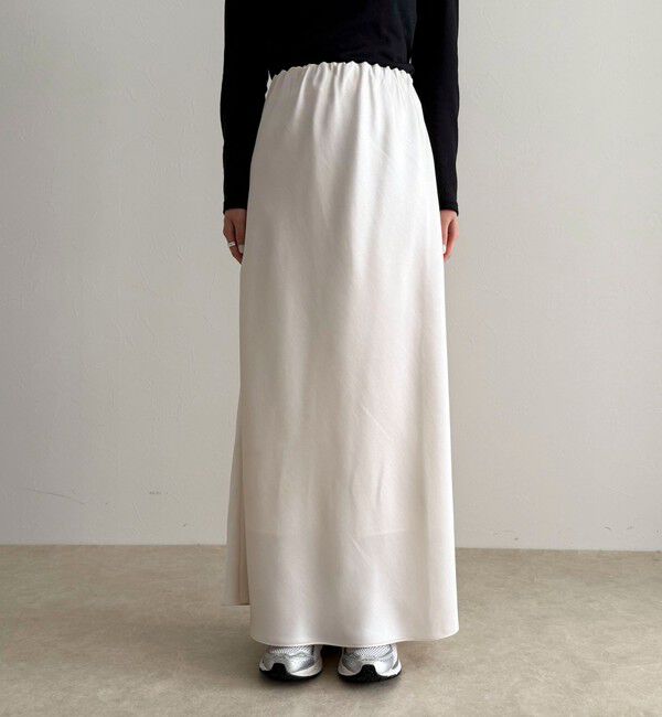 fredy emue「ヘビーサテンバイアススカート」|スカート|