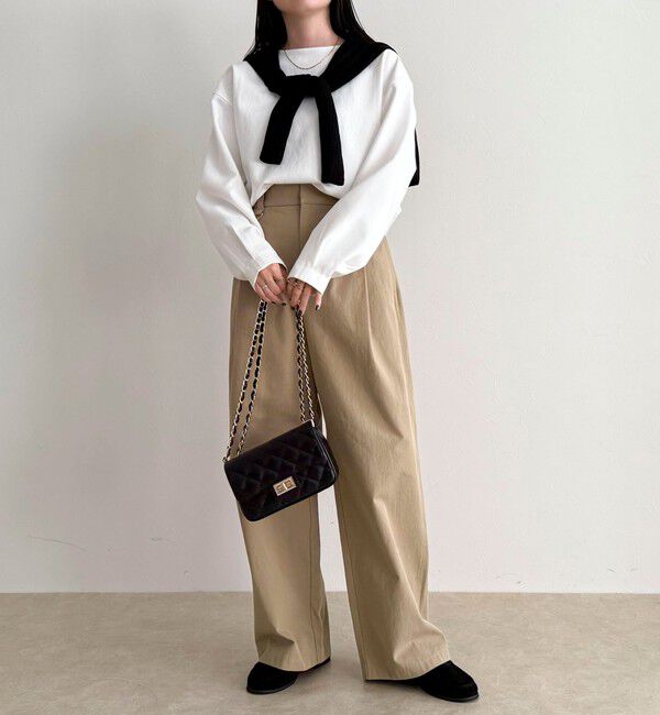 fredy emue「【セットアップ対応】パウダリーツイルコクーンブラウス」|シャツ・ブラウス|