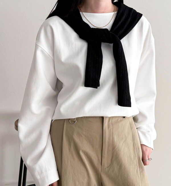 fredy emue「【セットアップ対応】パウダリーツイルコクーンブラウス」|シャツ・ブラウス|