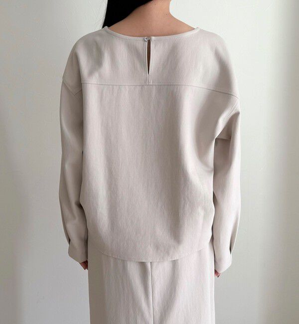 fredy emue「【セットアップ対応】パウダリーツイルコクーンブラウス」|シャツ・ブラウス|