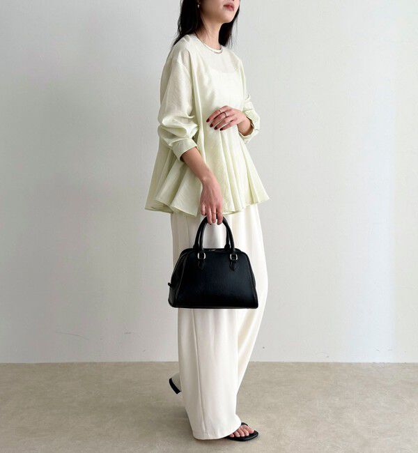 fredy emue「ペプラムシアーボリュームブラウス」|シャツ・ブラウス|