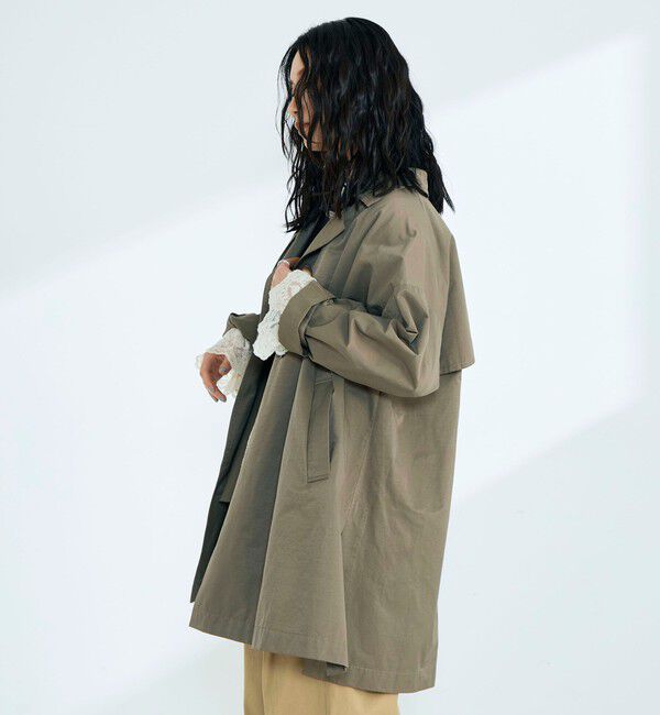 fredy emue「ミドル丈オーバートレンチコート」|トレンチコート|