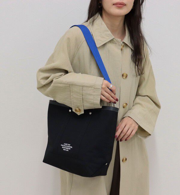 fredy emue「軽量ラミネート加工トートバッグ」|ショルダー・メッセンジャー|ブラック