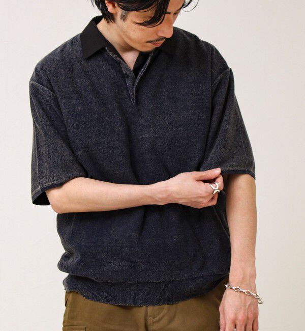 GLOSTER「【大人の抜け感】スノーウォッシュ ヘンリーネックプルオーバー」|ニット・セーター|