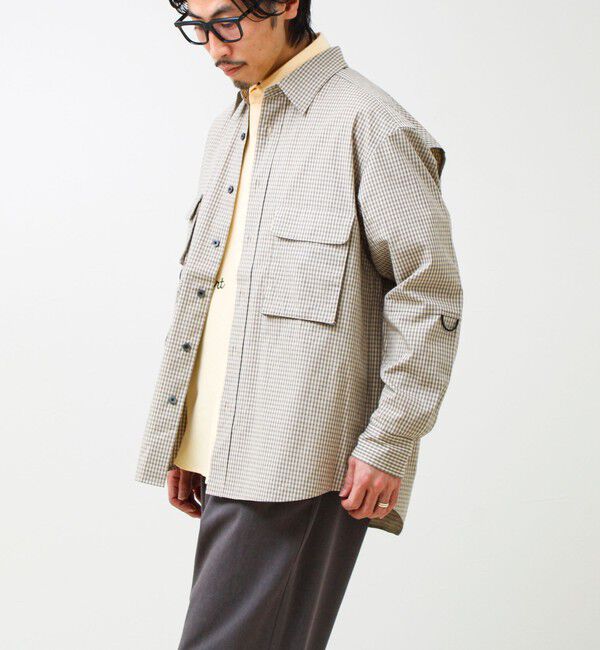 GLOSTER「【ギアディテール】チェック フィッシングシャツ」|シャツ・ブラウス|