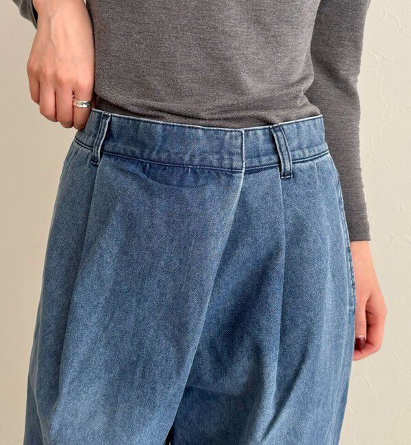 fredy emue「《セットアップ対応》ラップデニムパンツ」|デニム|