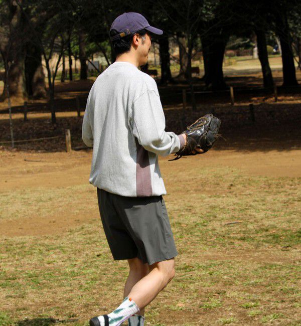 GLOSTER「【一枚でサマになる】ブークレ配色ラインプルオーバー」|Tシャツ・カットソー|