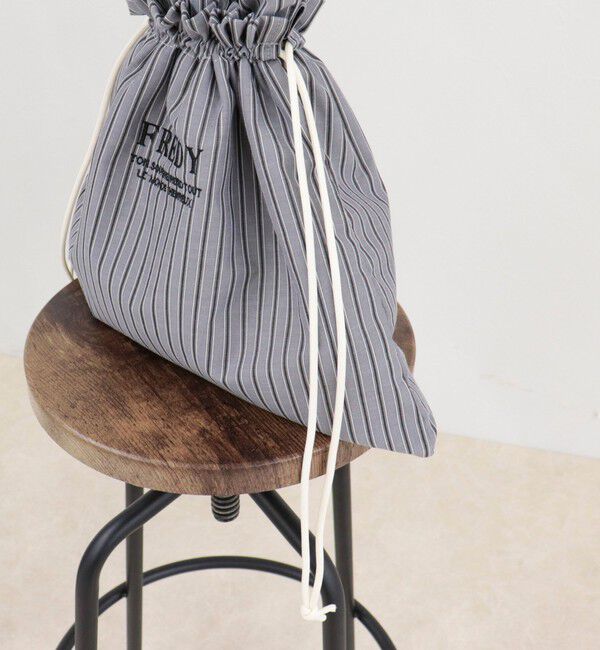 fredy emue「アウトポケットストライプロゴトートバッグ」|トートバッグ|