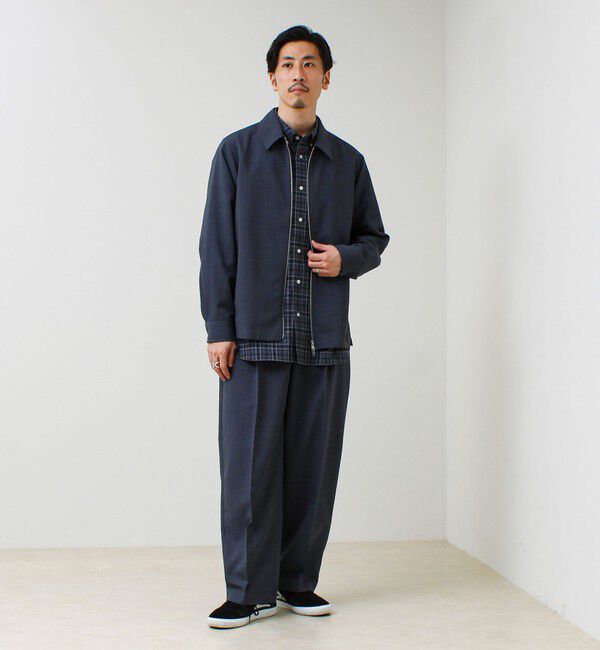 GLOSTER「【セットアップ着用可能】ドライポリワイドパンツ」|チノ|