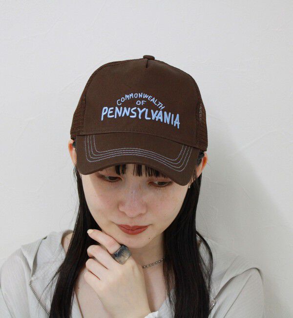 fredy emue「【CASSELINI/キャセリーニ】刺しゅうメッシュキャップ」|キャップ・キャスケット|