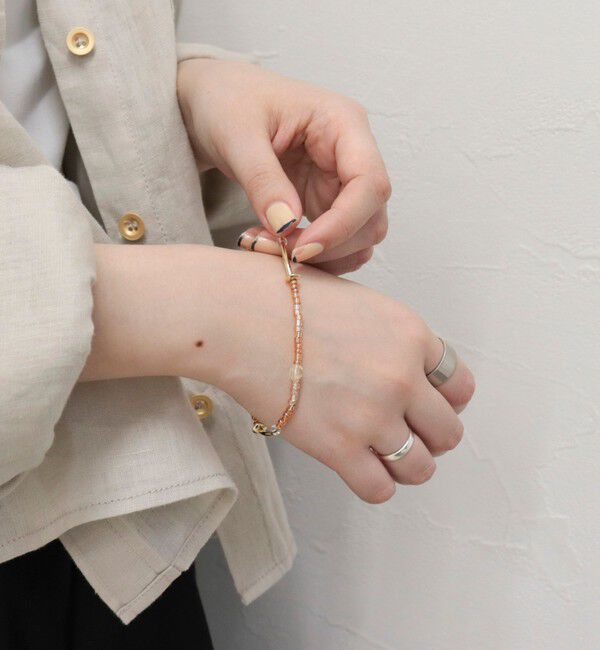 fredy emue「ストリングアジャストビーズブレス」|ブレスレット・バングル|