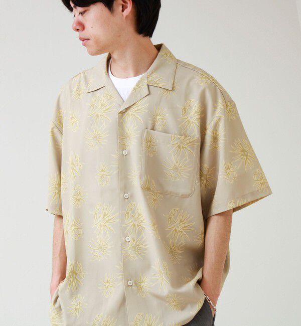 GLOSTER「【選べる6柄】オールオーバーパターン 半袖オープンカラーシャツ」|シャツ・ブラウス|