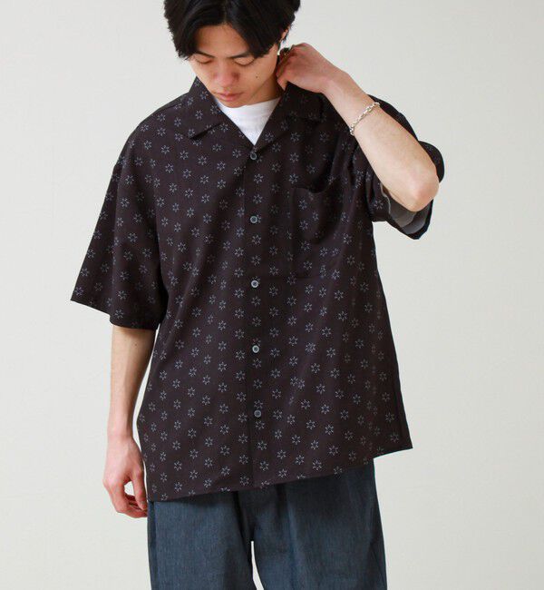 GLOSTER「【選べる6柄】オールオーバーパターン 半袖オープンカラーシャツ」|シャツ・ブラウス|