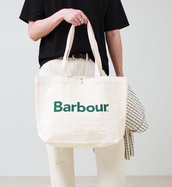 GLOSTER「【BARBOUR/バブアー】LOGO TOTE BAG ロゴトートバッグ」|トートバッグ|