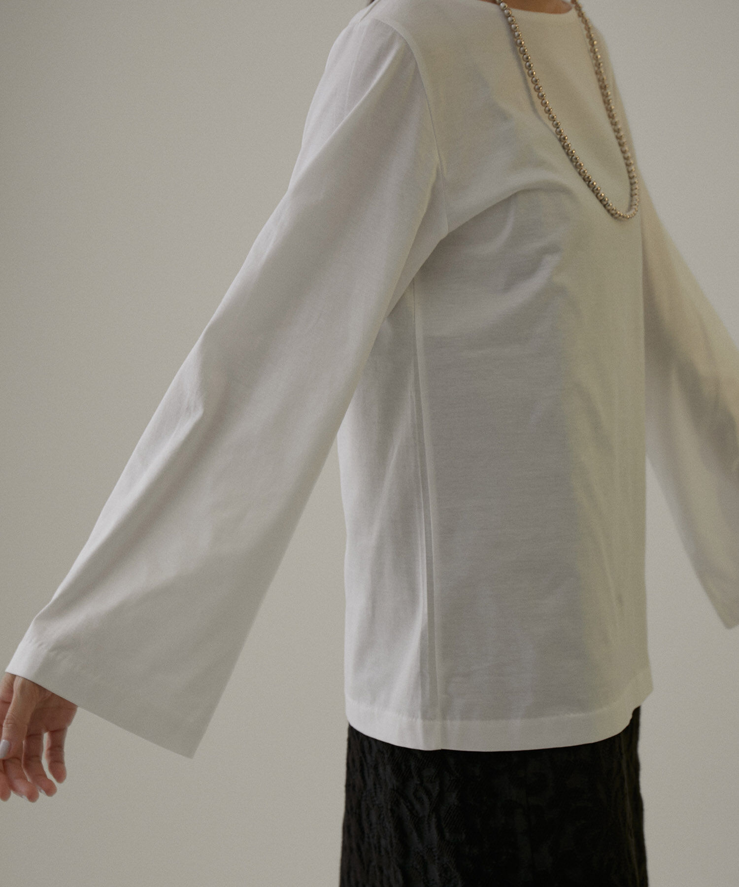 SALON adam et rope'「【UVカット】prima zymフレアースリーブTシャツ」|Tシャツ・カットソー|