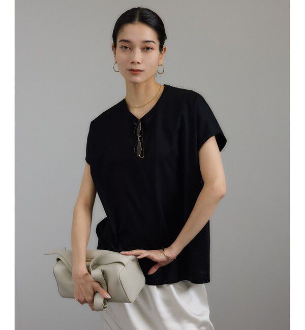 SALON adam et rope'「プリマベールリラックスドルマンスリーブプルオーバー［UVケア・洗濯耐久］」|Tシャツ・カットソー|