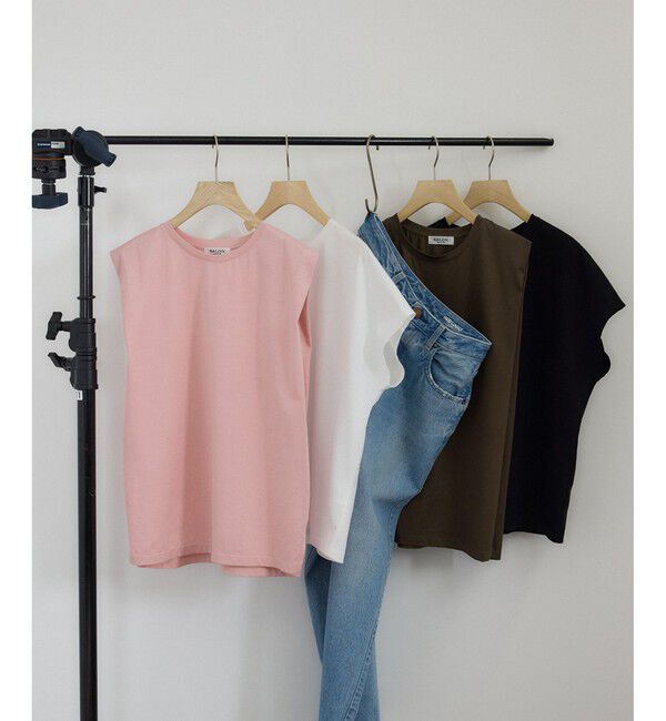 SALON adam et rope'「プリマベールリラックスドルマンスリーブプルオーバー［UVケア・洗濯耐久］」|Tシャツ・カットソー|