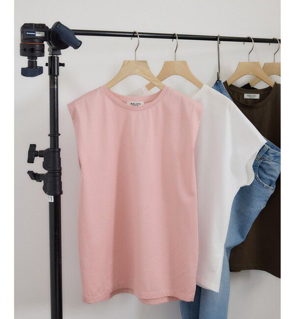 SALON adam et rope'「プリマベールリラックスドルマンスリーブプルオーバー［UVケア・洗濯耐久］」|Tシャツ・カットソー|