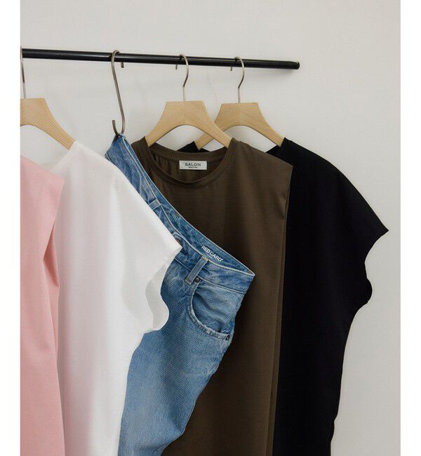 SALON adam et rope'「プリマベールリラックスドルマンスリーブプルオーバー［UVケア・洗濯耐久］」|Tシャツ・カットソー|