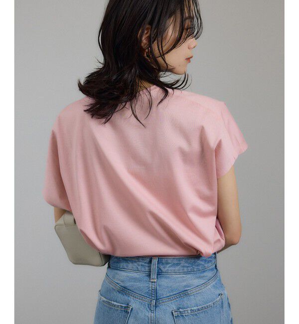 SALON adam et rope'「プリマベールリラックスドルマンスリーブプルオーバー［UVケア・洗濯耐久］」|Tシャツ・カットソー|ピンク系(65)