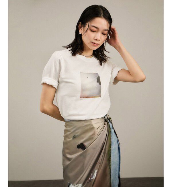 SALON adam et rope'「YASUKO HIRANO ARTプリントコンパクトT」|Tシャツ・カットソー|