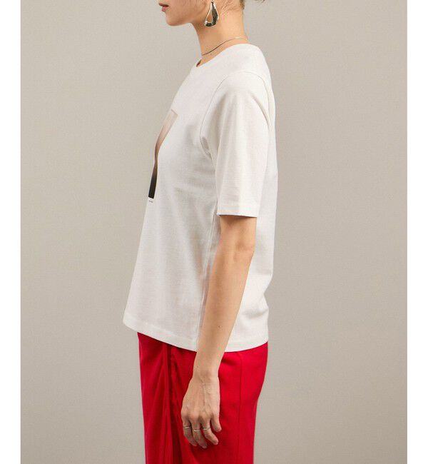 SALON adam et rope'「YASUKO HIRANO ARTプリントコンパクトT」|Tシャツ・カットソー|