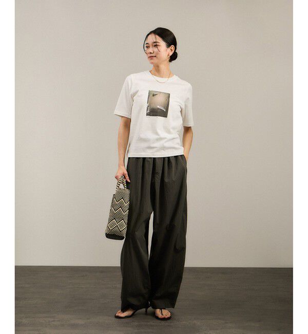 SALON adam et rope'「YASUKO HIRANO ARTプリントコンパクトT」|Tシャツ・カットソー|