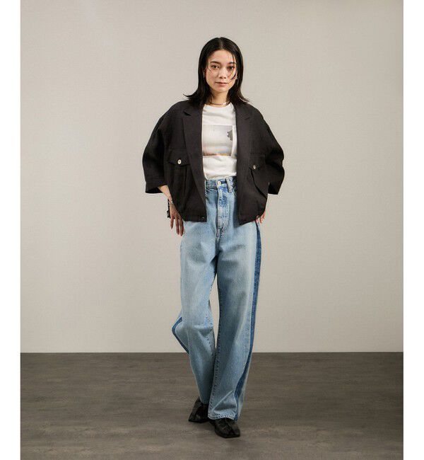 SALON adam et rope'「YASUKO HIRANO ARTプリントコンパクトT」|Tシャツ・カットソー|