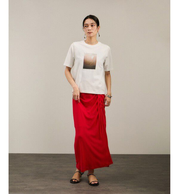 SALON adam et rope'「YASUKO HIRANO ARTプリントコンパクトT」|Tシャツ・カットソー|